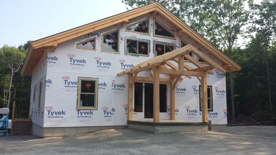 Austrian Style Timber Frame - Kennebec Timber Framing